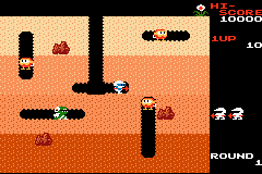 Play Famicom Mini 16 – Dig Dug Online